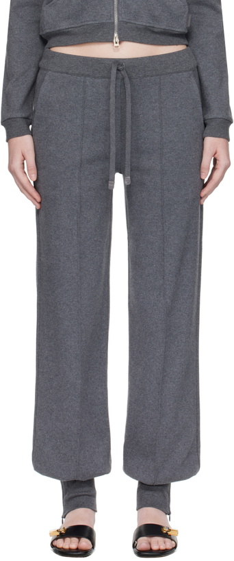 Photo: TOM FORD Gray Cotton Lounge Pants