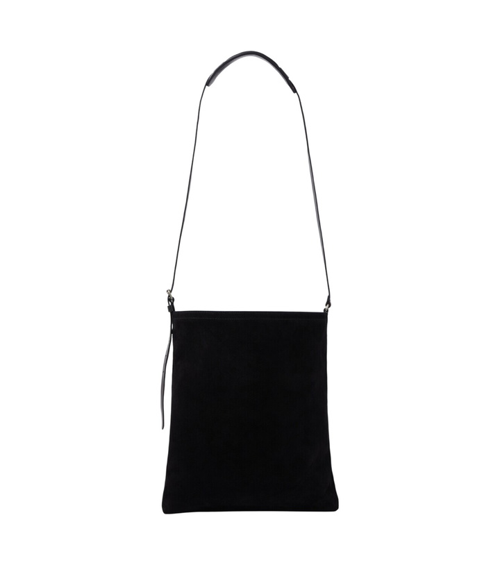 Photo: Dries Van Noten Suede messenger bag