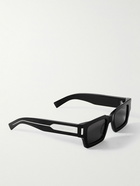 SAINT LAURENT - Rectangular-Frame Acetate Sunglasses