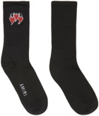 AMIRI Black 3 Hearts Socks