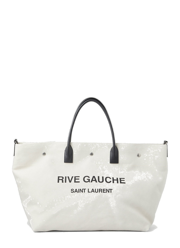 Photo: Rive Gauche Maxi Tote Bag in White