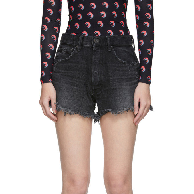Moussy Vintage Black MV Brady Shorts