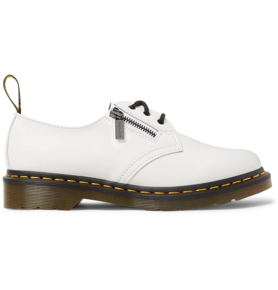 Beams - Dr. Martens Leather 1461 Derby Shoes - White