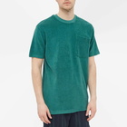 A Kind of Guise Men's Veloso Pocket T-Shirt in Grainy Dark Green