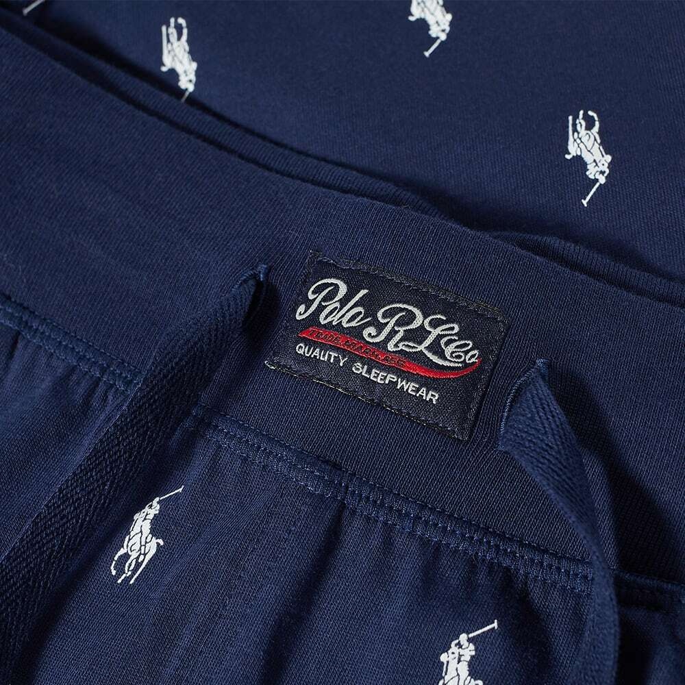 Ralph Lauren All Over Pony Print Cotton Pyjama Pants, Cruise Navy, S