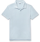 Onia - Shaun Slim-Fit Loopback Jersey Polo Shirt - Men - Sky blue