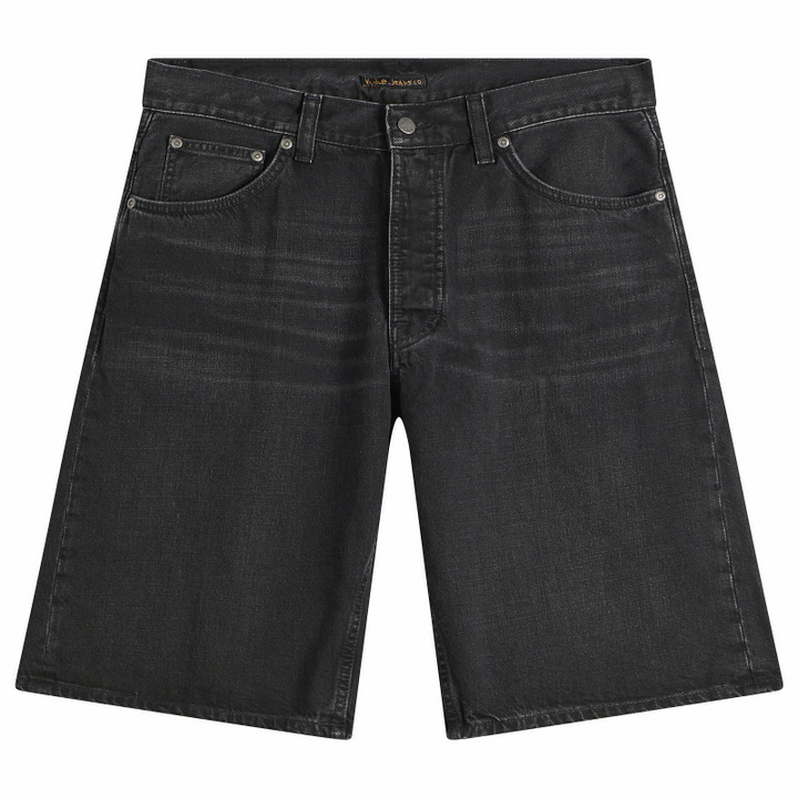 Photo: Nudie Jeans Co Men's Zeb Denim Shorts in Black