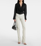 Blumarine Mid-rise slim jeans