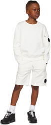 C.P. Company Kids Kids White Basic Sweatshirt