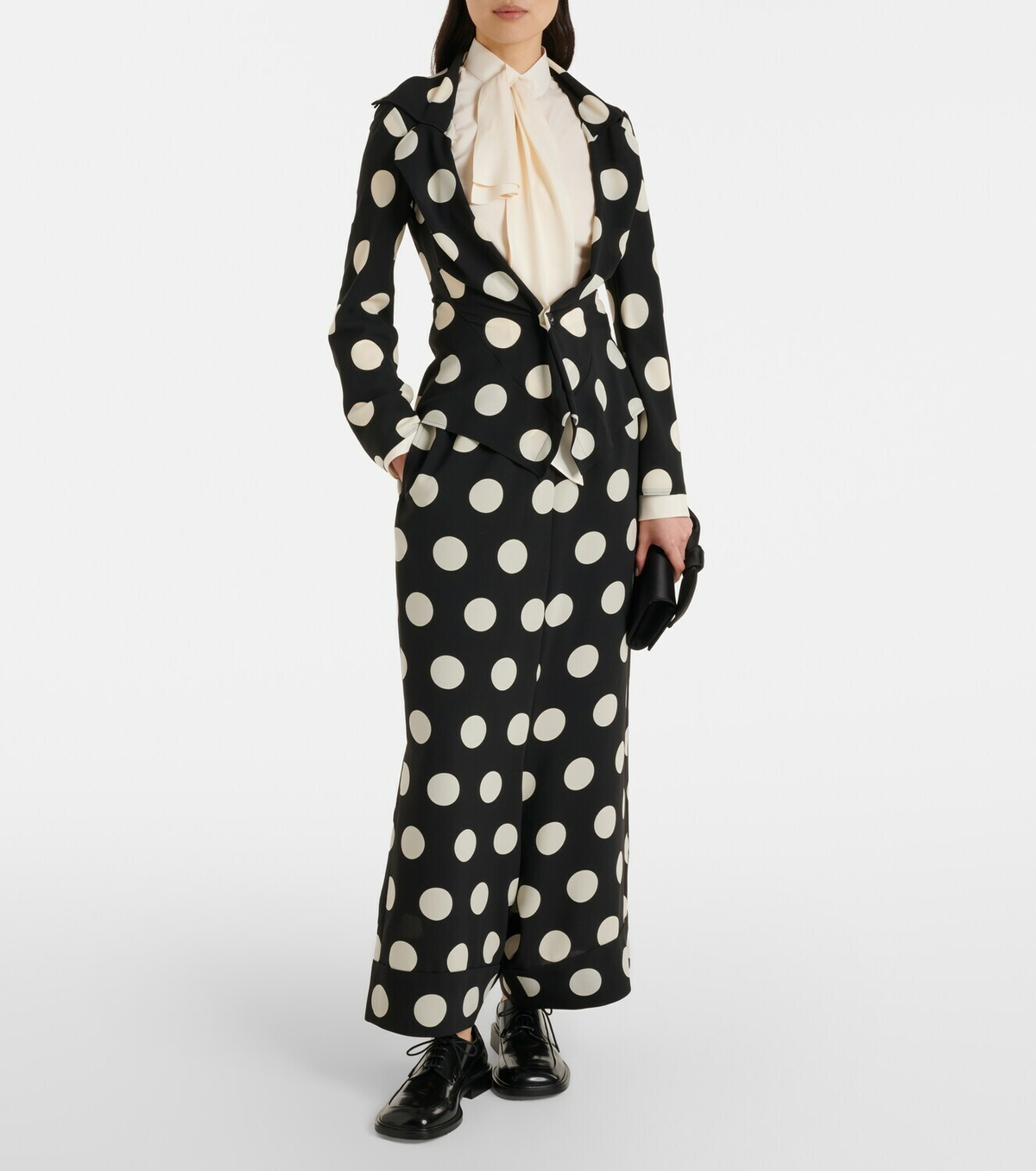 Junya Watanabe Polka-dot wide-leg pants