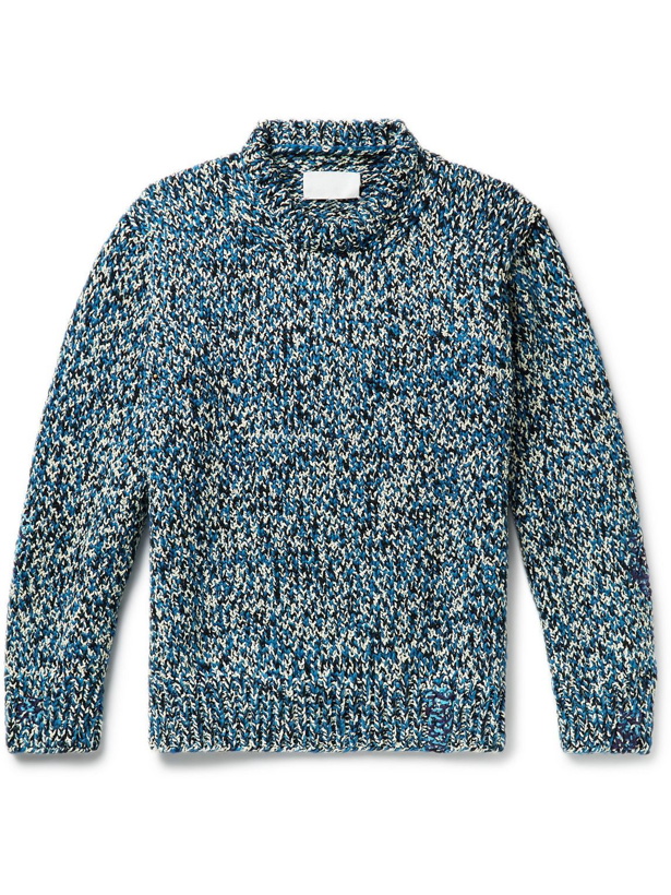 Photo: Maison Margiela - Wool-Blend Sweater - Blue