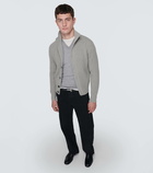 Tom Ford Ribbed-knit wool and cashmere cardigan