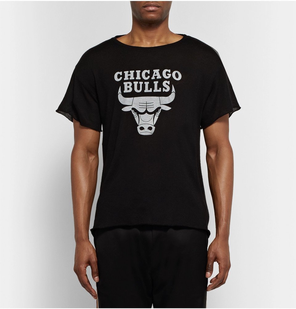 The Elder Statesman - NBA Chicago Bulls Printed Cashmere and Silk