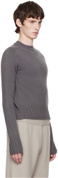 extreme cashmere Gray n°80 Glory Sweater