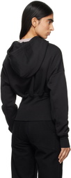 Eckhaus Latta Black Snatched Hoodie