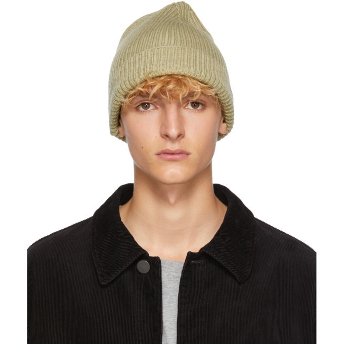 Lemaire Green Wool Beanie Lemaire