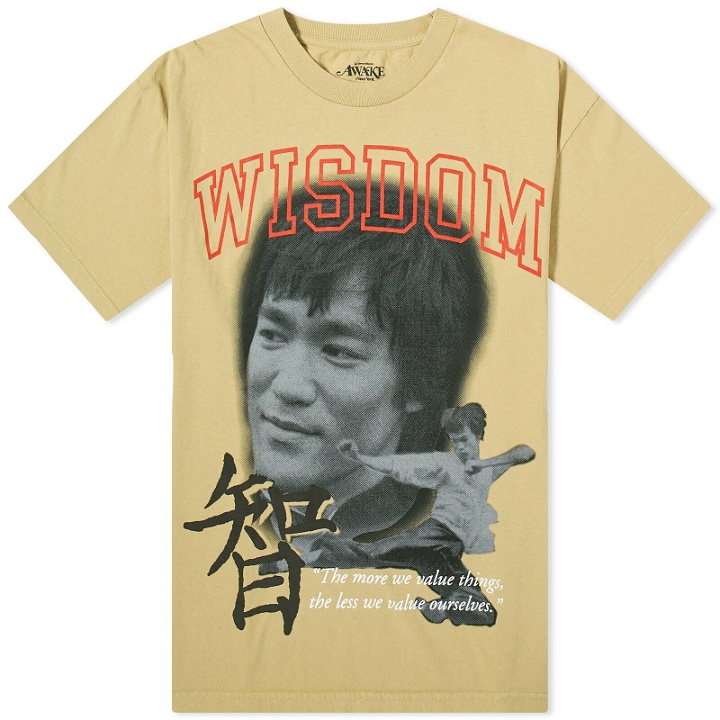 Photo: Awake NY Men's Bruce Lee T-Shirt in Khaki