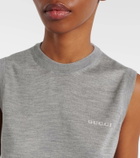 Gucci Cashmere and silk sweater vest