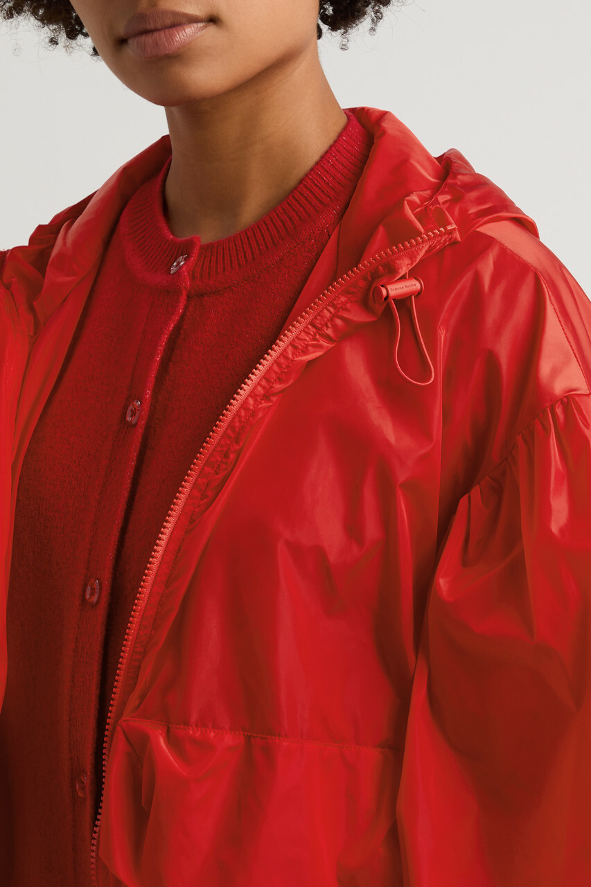 Simone Rocha Hooded Nylon Jacket Red Simone Rocha Simone Rocha Hooded Nylon Jacket Red Simone Rocha