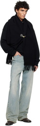 Jean Paul Gaultier Black 'The Ring' Scarf