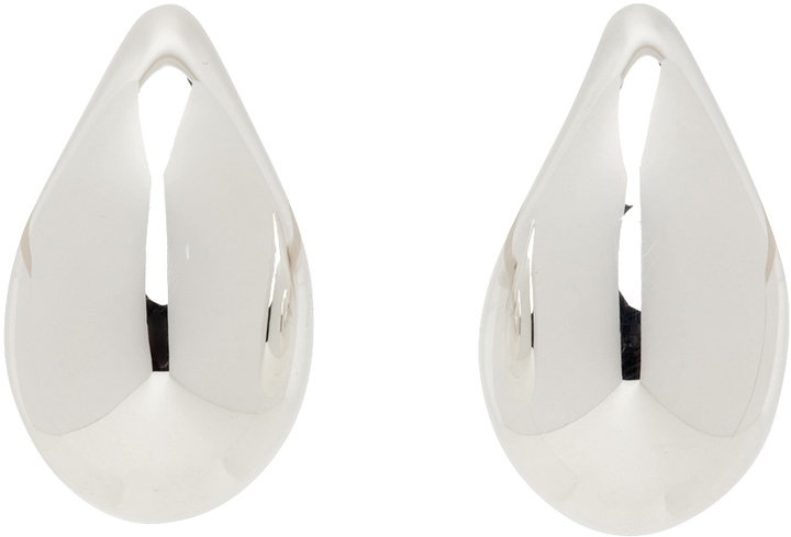 Photo: Bottega Veneta Silver Small Drop Earrings