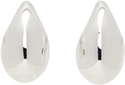 Bottega Veneta Silver Small Drop Earrings