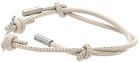 Marni Off-White Leather Bracelet