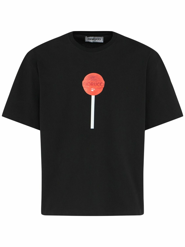 Photo: FIORUCCI Lollipop Printed Cotton T-shirt