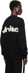 Off-White Black Shared Logo Knit Sweater