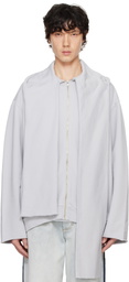 Camiel Fortgens Gray Scarf Hoodie