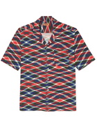 Missoni - Camp-Collar Printed Woven Shirt - Red