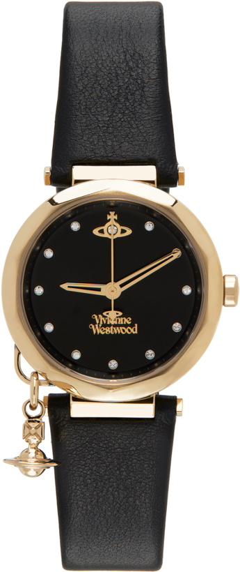 Photo: Vivienne Westwood Black & Gold Poplar Watch