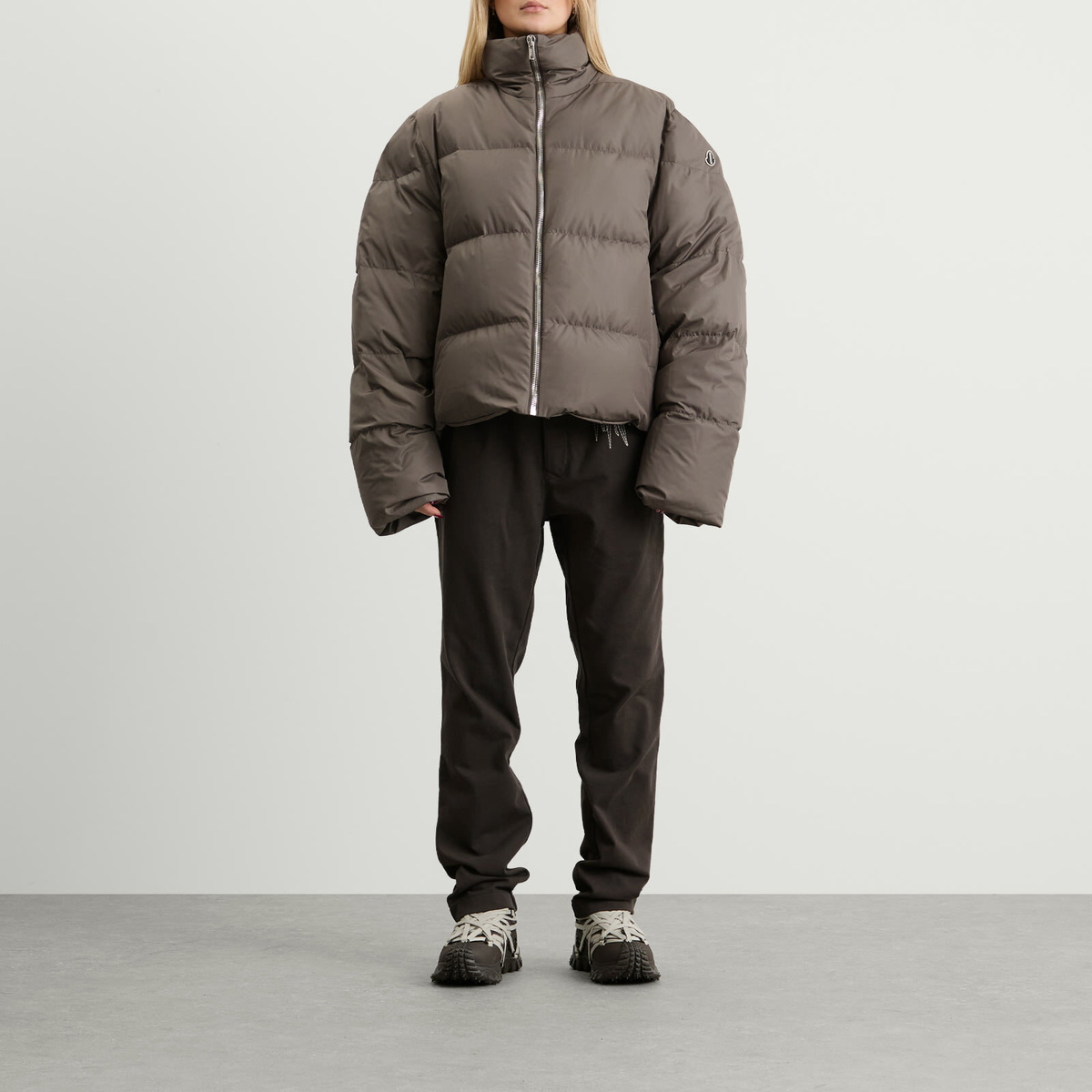 Rick Owens x Moncler Cycloptic Jacket in Dark Dust