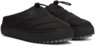 APRÈS Research SSENSE Exclusive Black Alpha Slippers