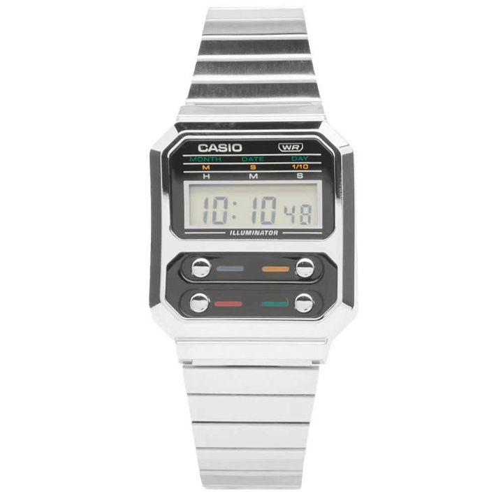 Photo: Casio Vintage A100 Digital Watch in Silver