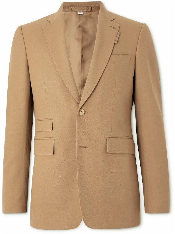 Photo: Burberry - Wool and Silk-Blend Suit Jacket - Neutrals