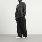 Neighborhood Men's LS-8 Pigment Dyed Long Sleeve T-Shirt in Black