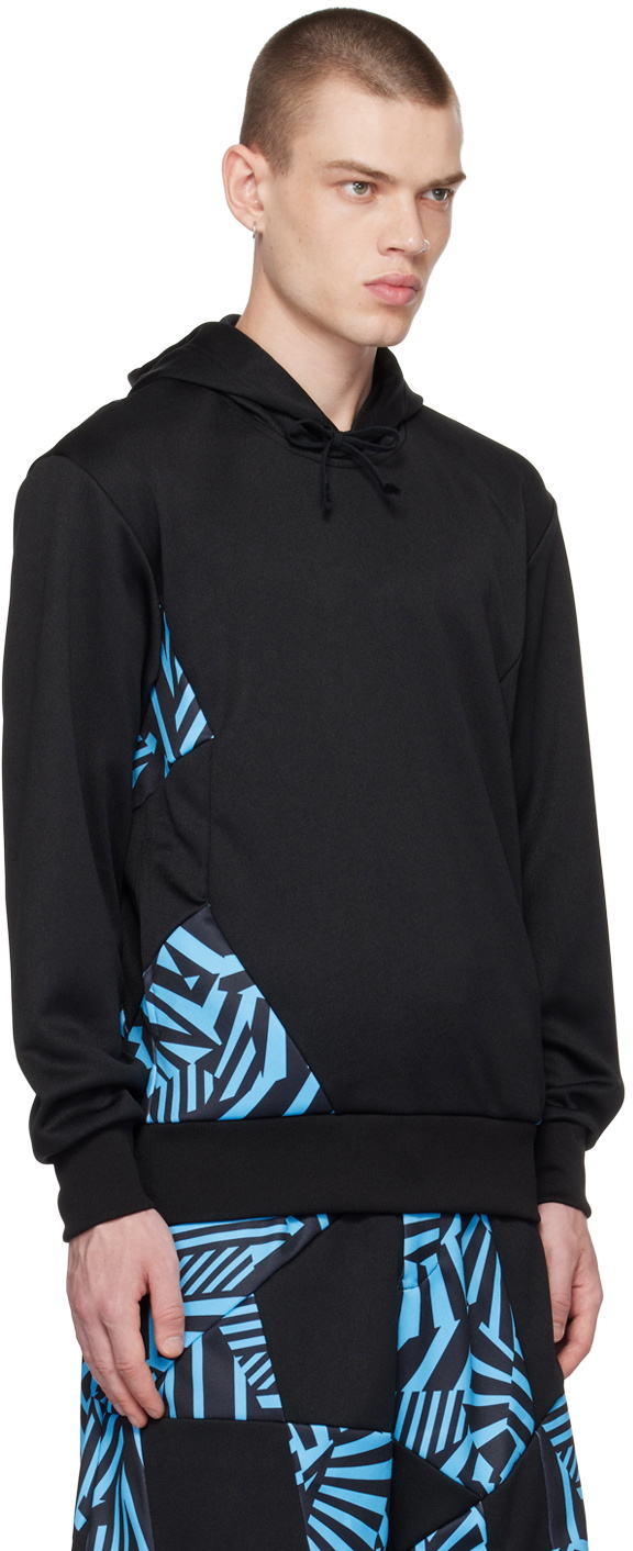 Comme des Garçons Homme Plus Black Paneled Hoodie