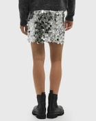 Gestuz GlittaGZ mini skirt silver Women