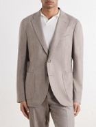 Slowear - Wool-Blend Flannel Blazer Jacket - Neutrals