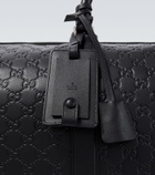 Gucci GG leather duffel bag