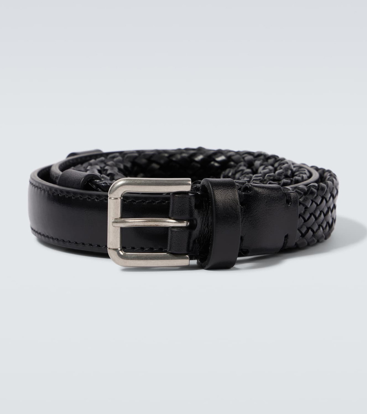 Dolce&Gabbana Braided leather belt