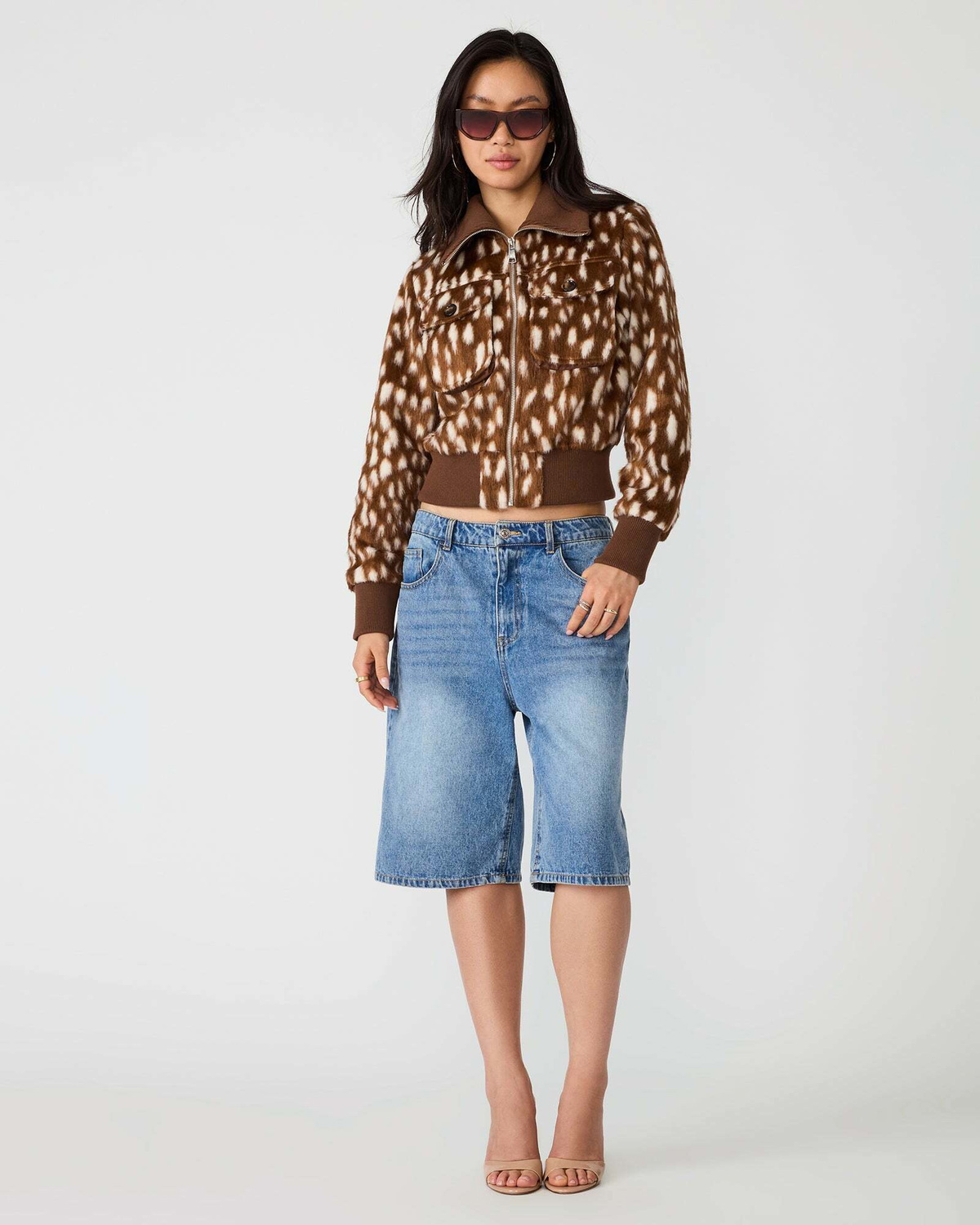 Steve Madden Hunton Jacket in Brown