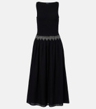 Polo Ralph Lauren Embroidered cotton voile midi dress