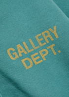 Gallery Dept. Hooded Cotton Sweatshirt Teal