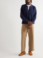 A Kind Of Guise - Nikiski Ribbed Virgin Wool-Chenille Sweater - Blue