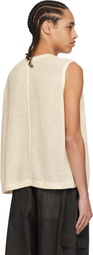 Jan-Jan Van Essche Off-White O-Project Mesh Jersey Tank Top