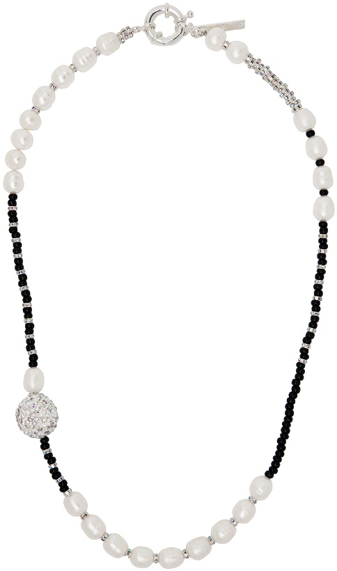 Photo: PEARL OCTOPUSS.Y Silver Black Pearl Necklace