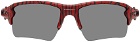 Oakley Red & Black Flak 2.0 XL Sunglasses
