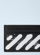 Off-White Diagonal Spray Card Case